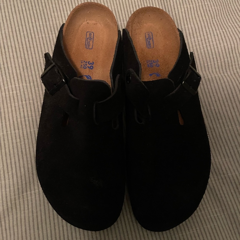 Birkenstock- Boston Soft Footbed CLOG BLACK